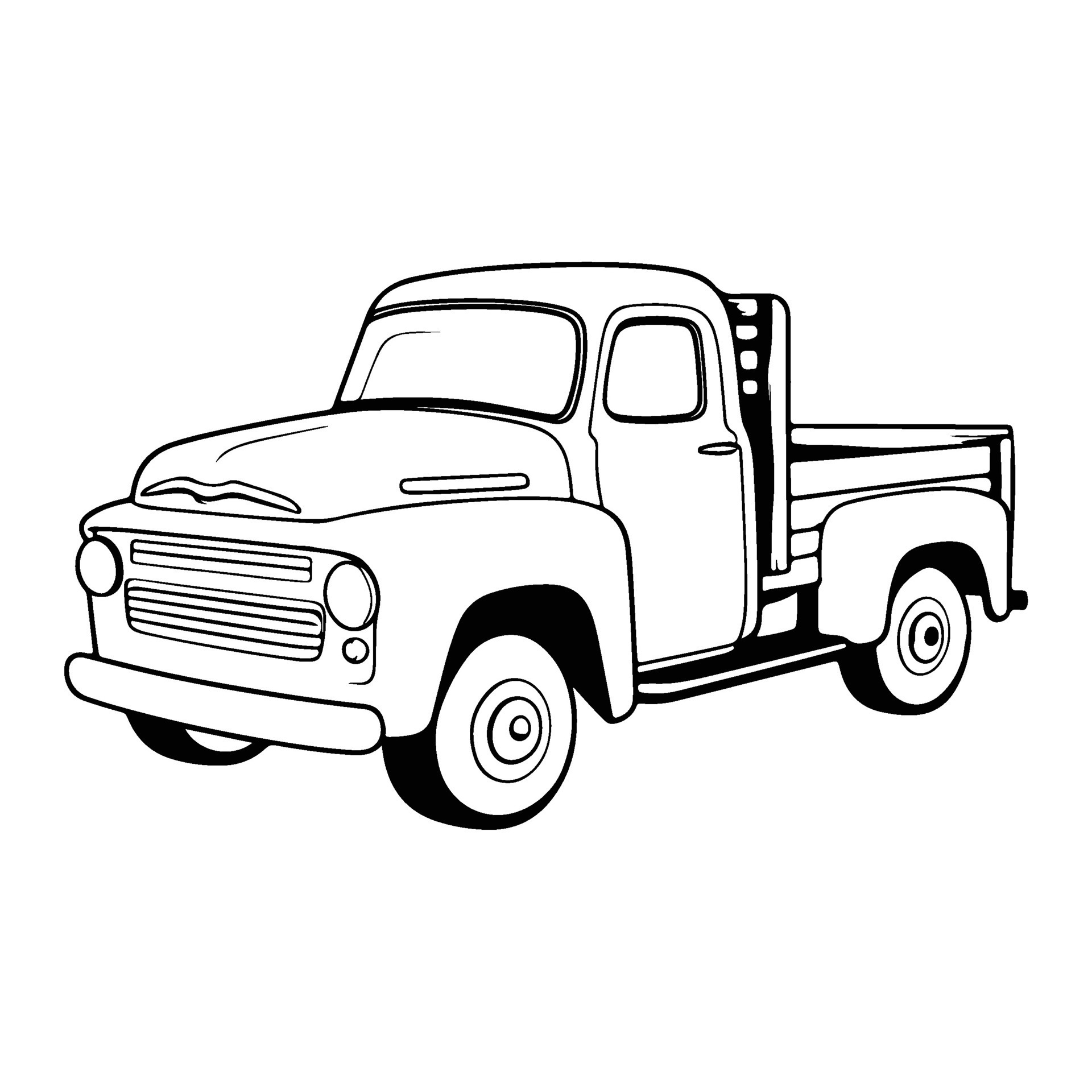 Farm Truck, Vintage Pickup Truck, old farm truck decor 26610503 Vector