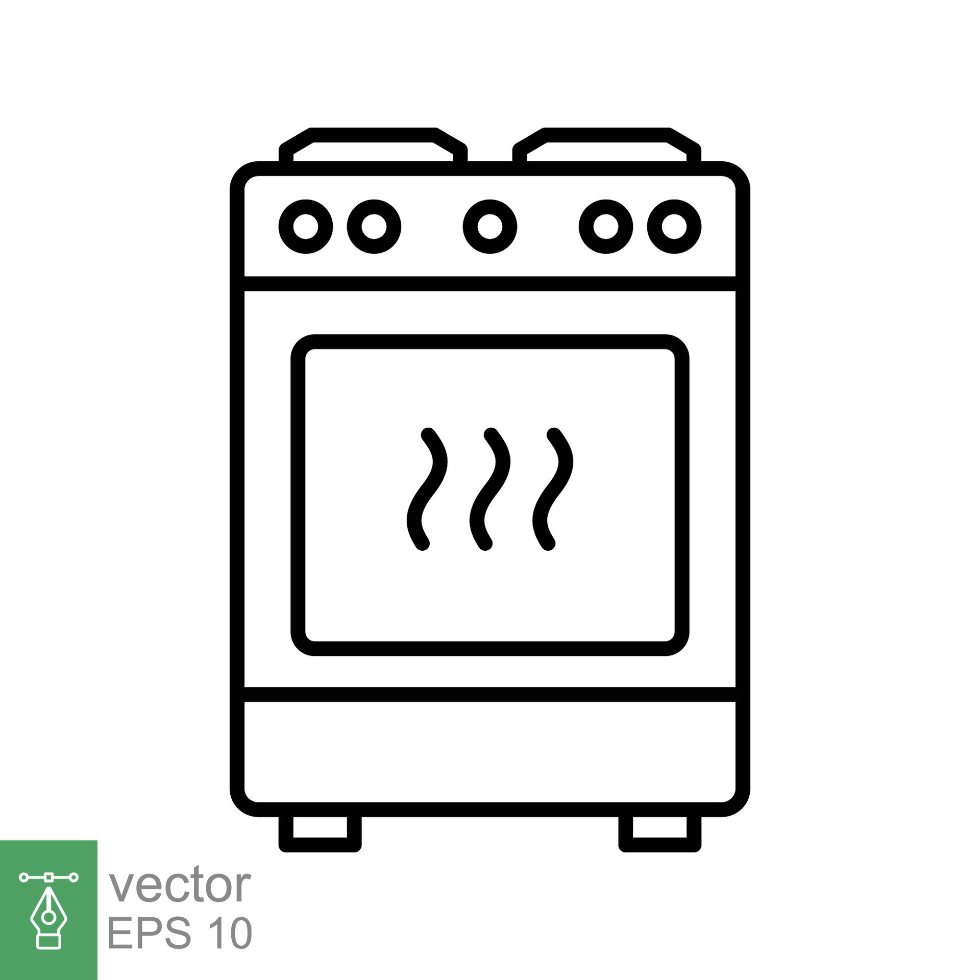Premium Vector  Cooking timer and oven glove thin line icon vector kitchen  equipment utensils baking symbol element for web design and apps bakery and  pastry icon