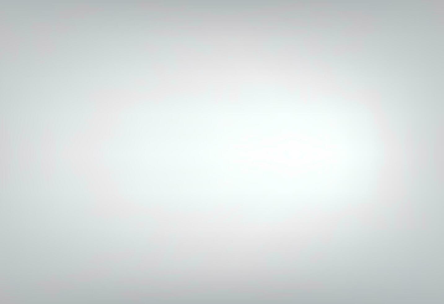 White grey gradient background. Vector light color with shadow. Abstract, gray, neutral, soft black, plain, smooth for photo studio effect. Simple shiny blank paper wall pattern design. EPS 10.