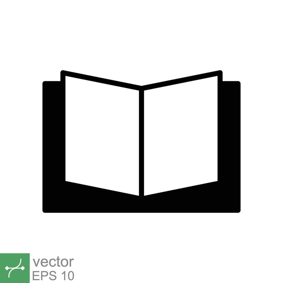 libro icono. sencillo plano estilo. libro de texto lectura, abierto libro, escuela, educación, revista, biblioteca, universidad, aprendizaje concepto. vector ilustración aislado en blanco antecedentes. eps 10