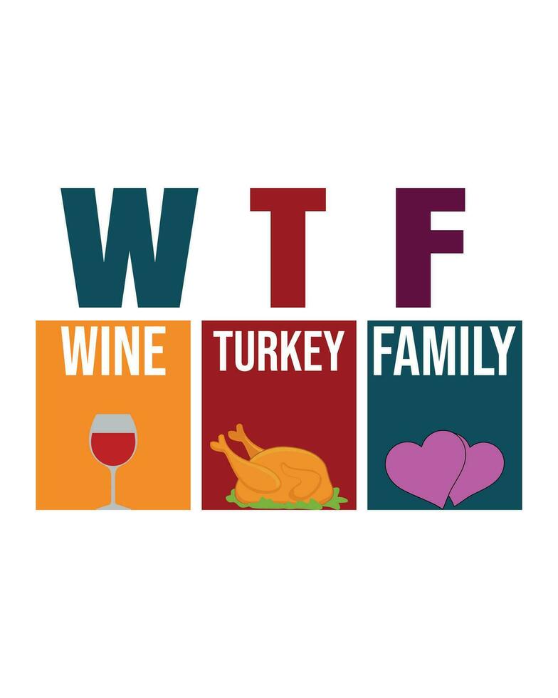 Happy Thanksgiving hand lettering. Handwritten text on black background with leafs and pumpkin. Vector illustration.