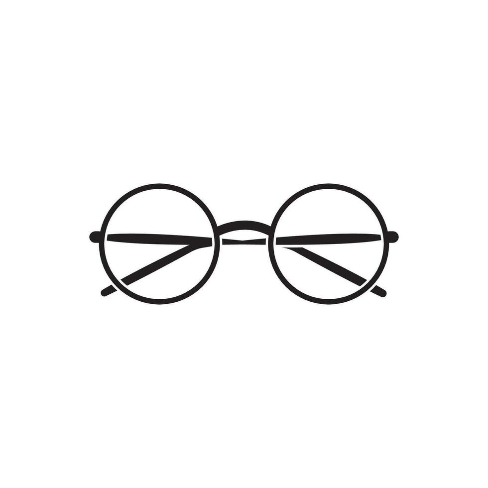 icono de gafas vector diseño plano