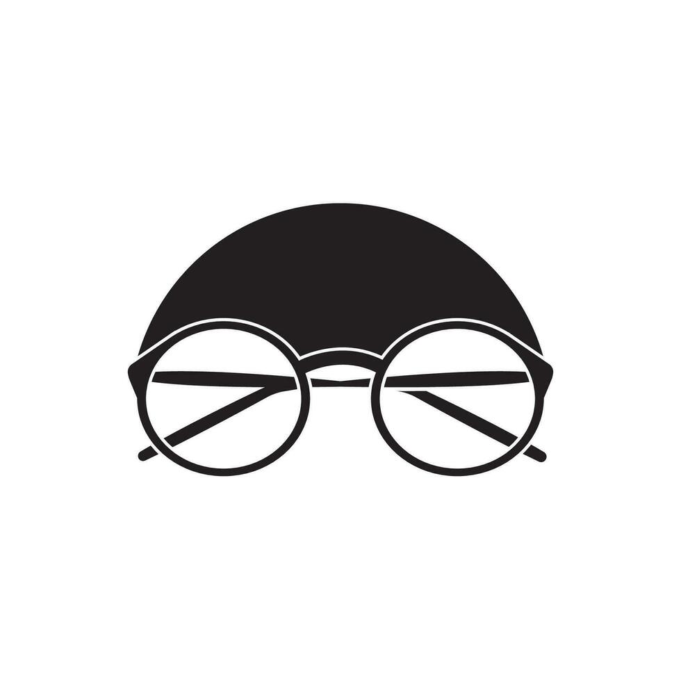 Glassess icon vector flat design