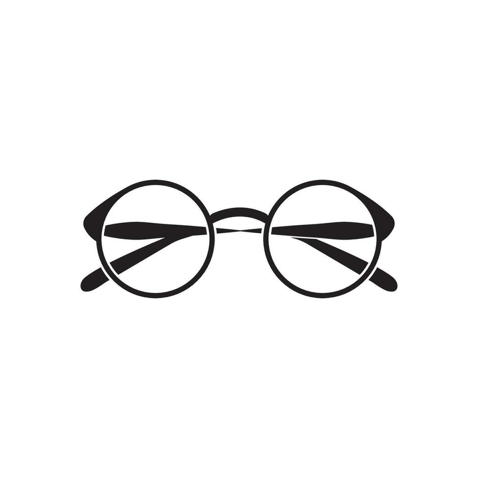 icono de gafas vector diseño plano