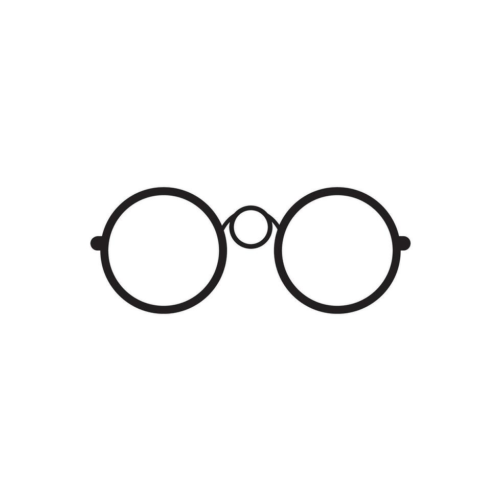 Glassess icon vector flat design