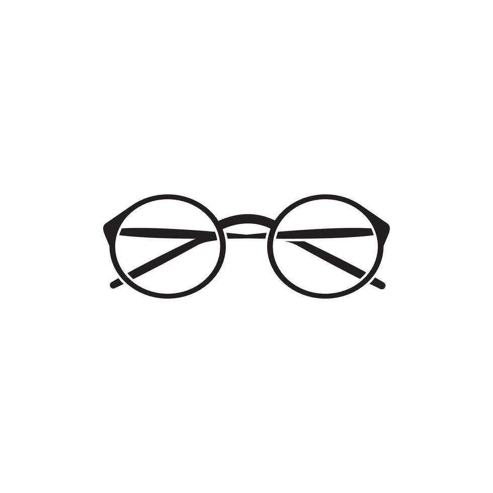 icono de gafas vector diseño plano