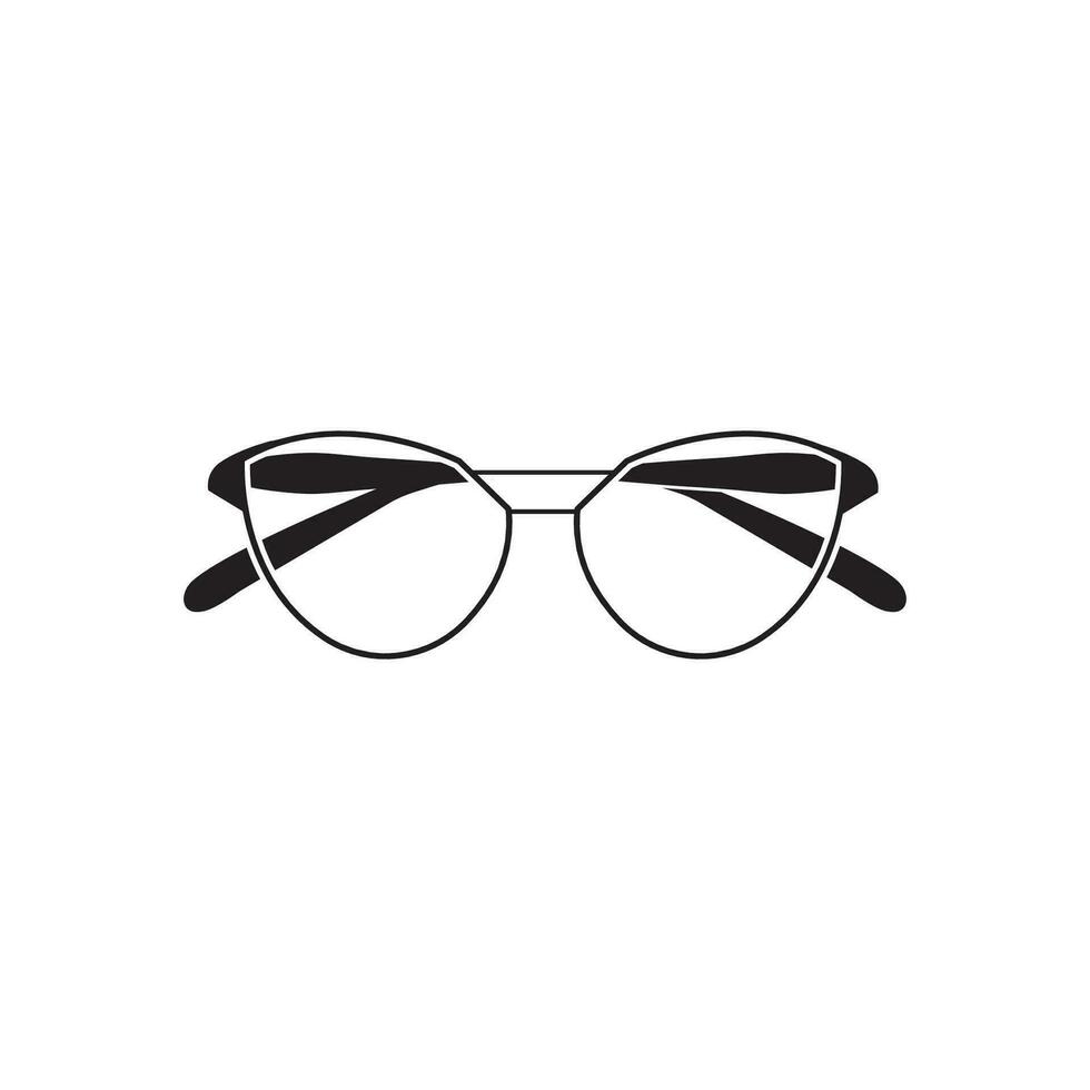 Glassess icon vector flat design
