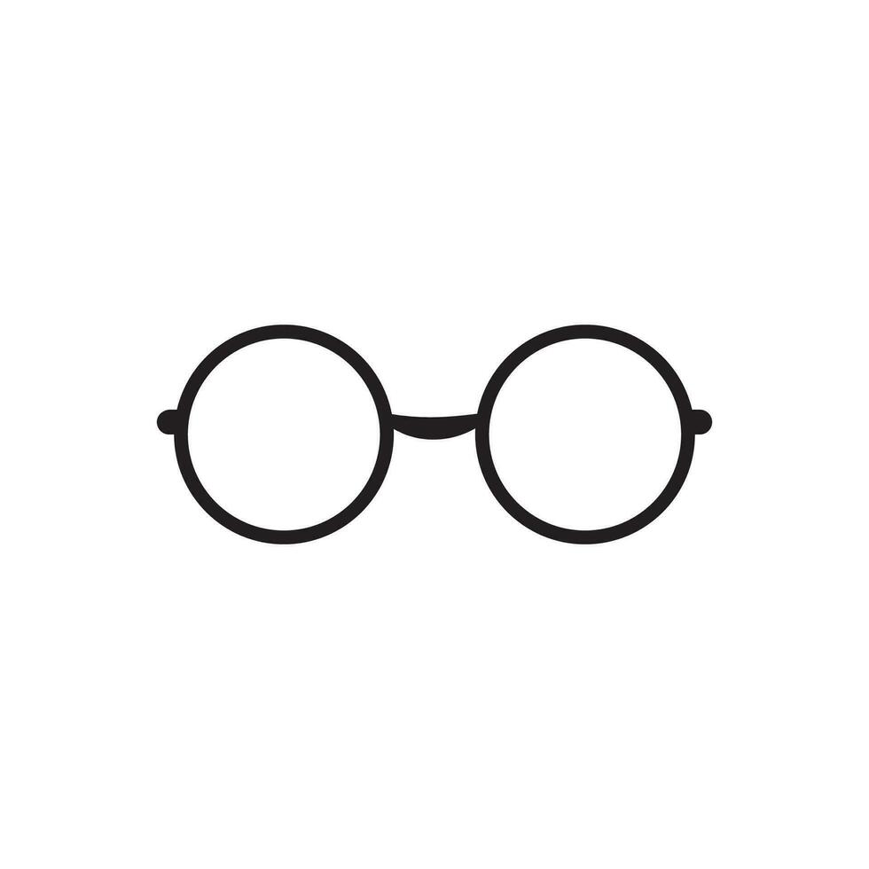 Glassess icon vector flat design