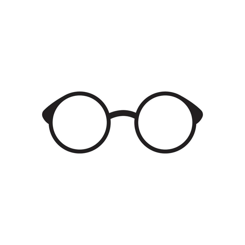 icono de gafas vector diseño plano