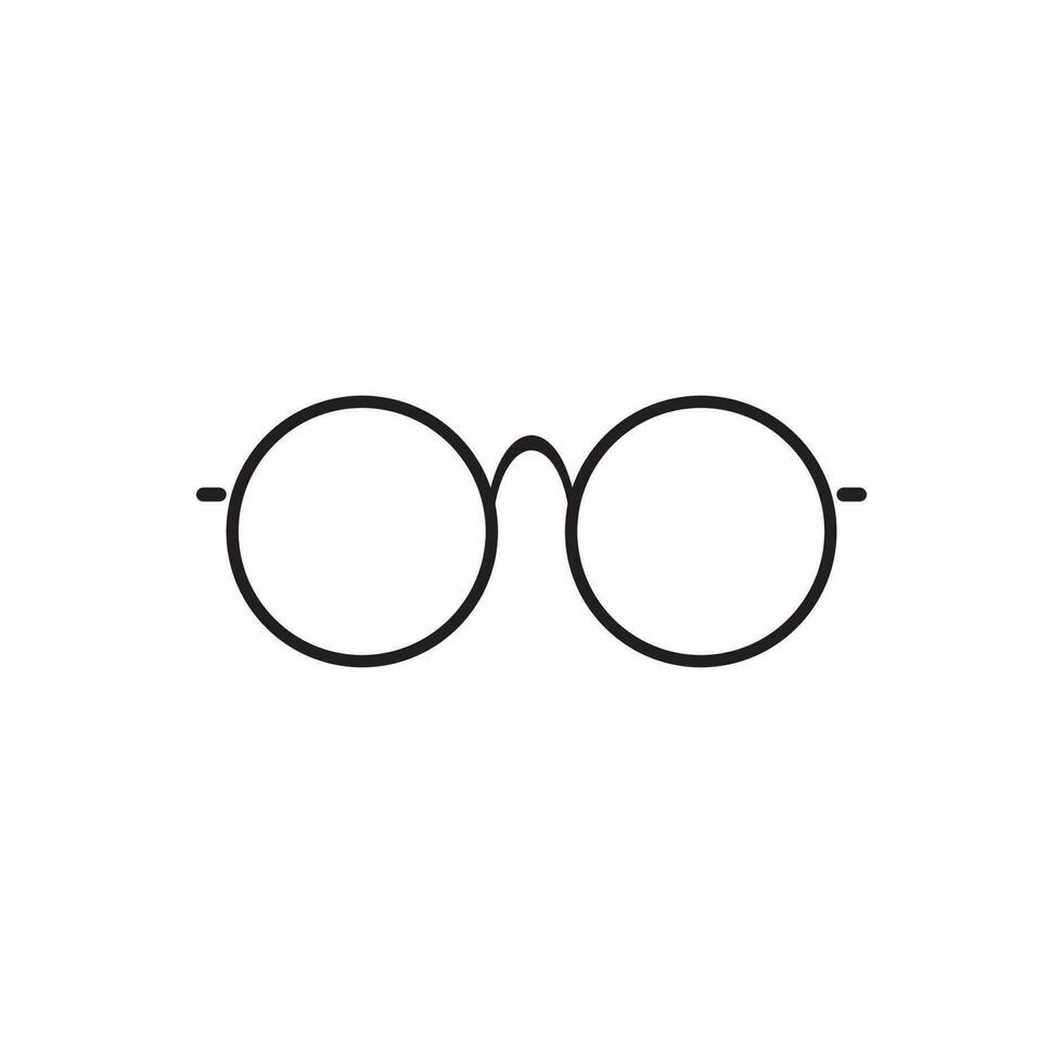 Glassess icon vector flat design
