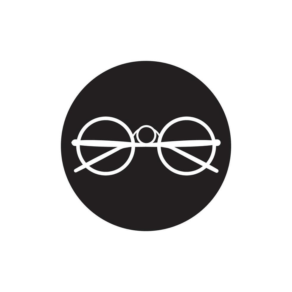 icono de gafas vector diseño plano