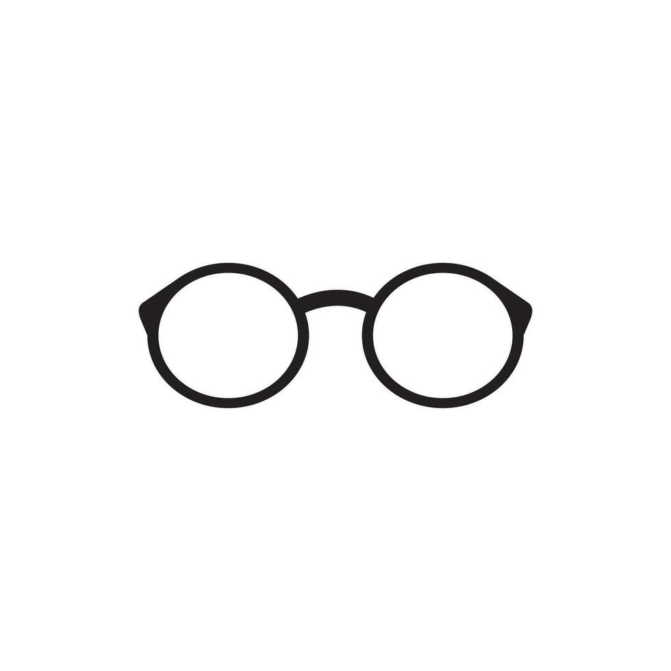 Glassess icon vector flat design