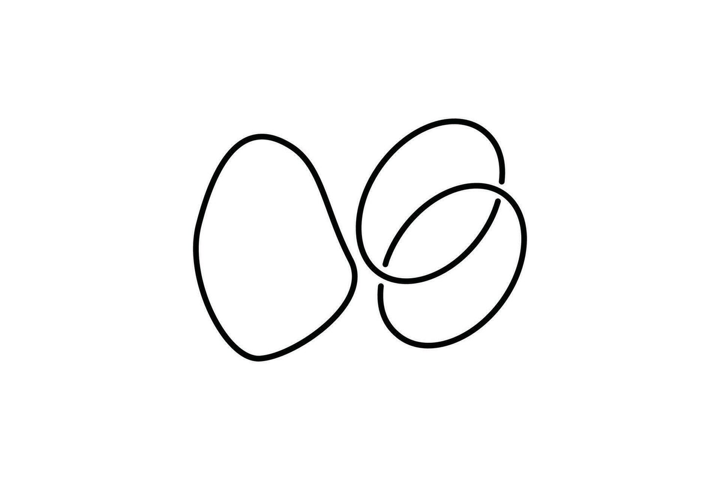 Rubber band icon. Icon related to stationery. line icon style. Simple vector design editable