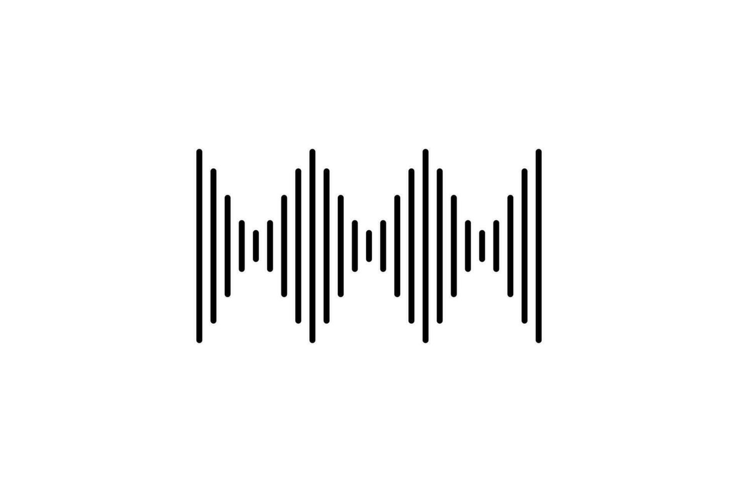 Sound Flow icon. icon related to audio and sound settings. line icon style. Simple vector design editable