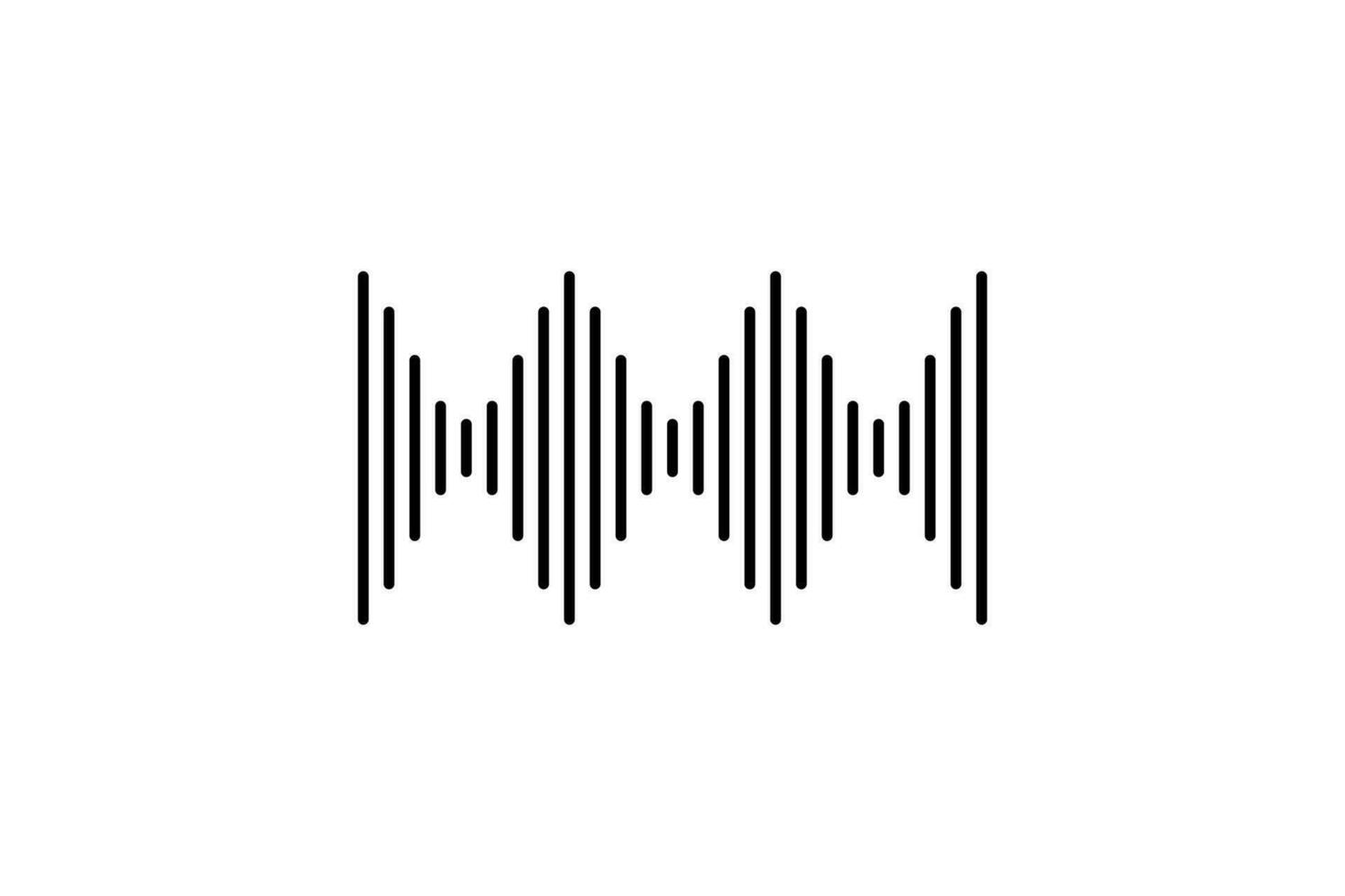 Sound Flow icon. icon related to audio and sound settings. line icon style. Simple vector design editable