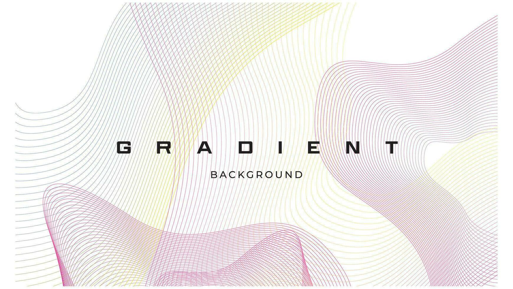 Gradient abstract background design vector