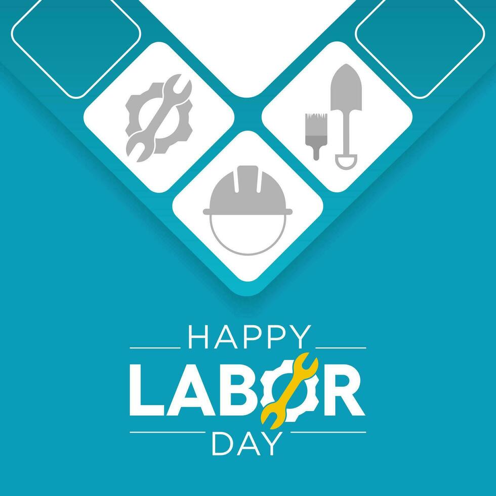 Labor Day in the United States of America is observed every year in September, to honor and recognize the American labor movement and their works and contributions. Vector illustration
