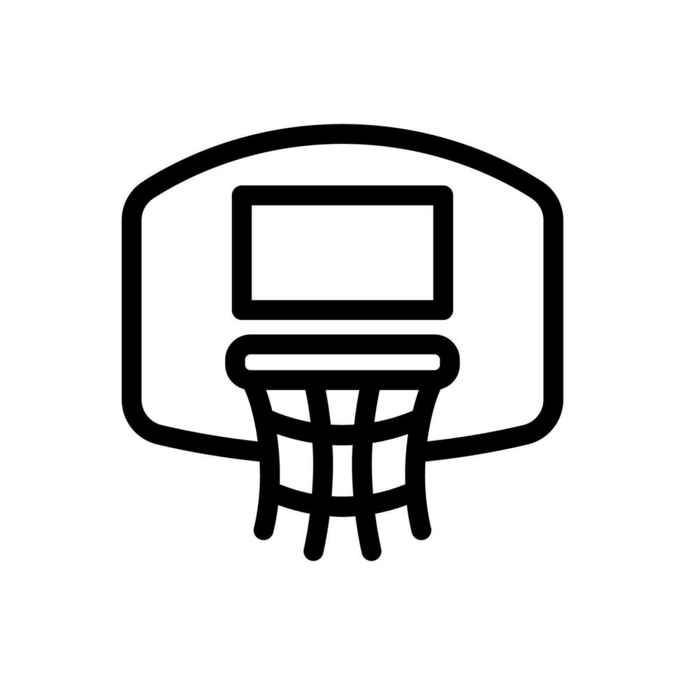 basketball ring icon or logo vector isolated sign symbol suitable for display, website, logo and designer. High quality black style vector icon. Icon design