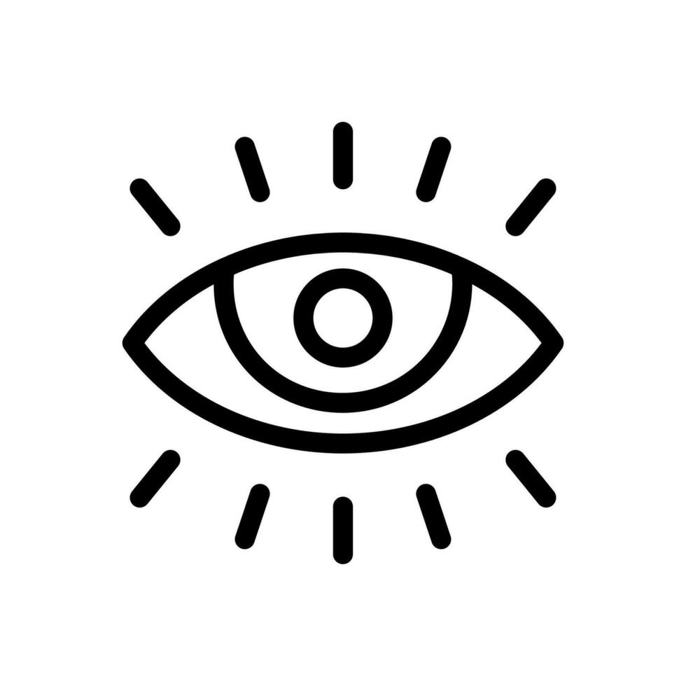 Vision icons or vector illustration isolated sign symbol logos are suitable for displays, websites, logos and designers.