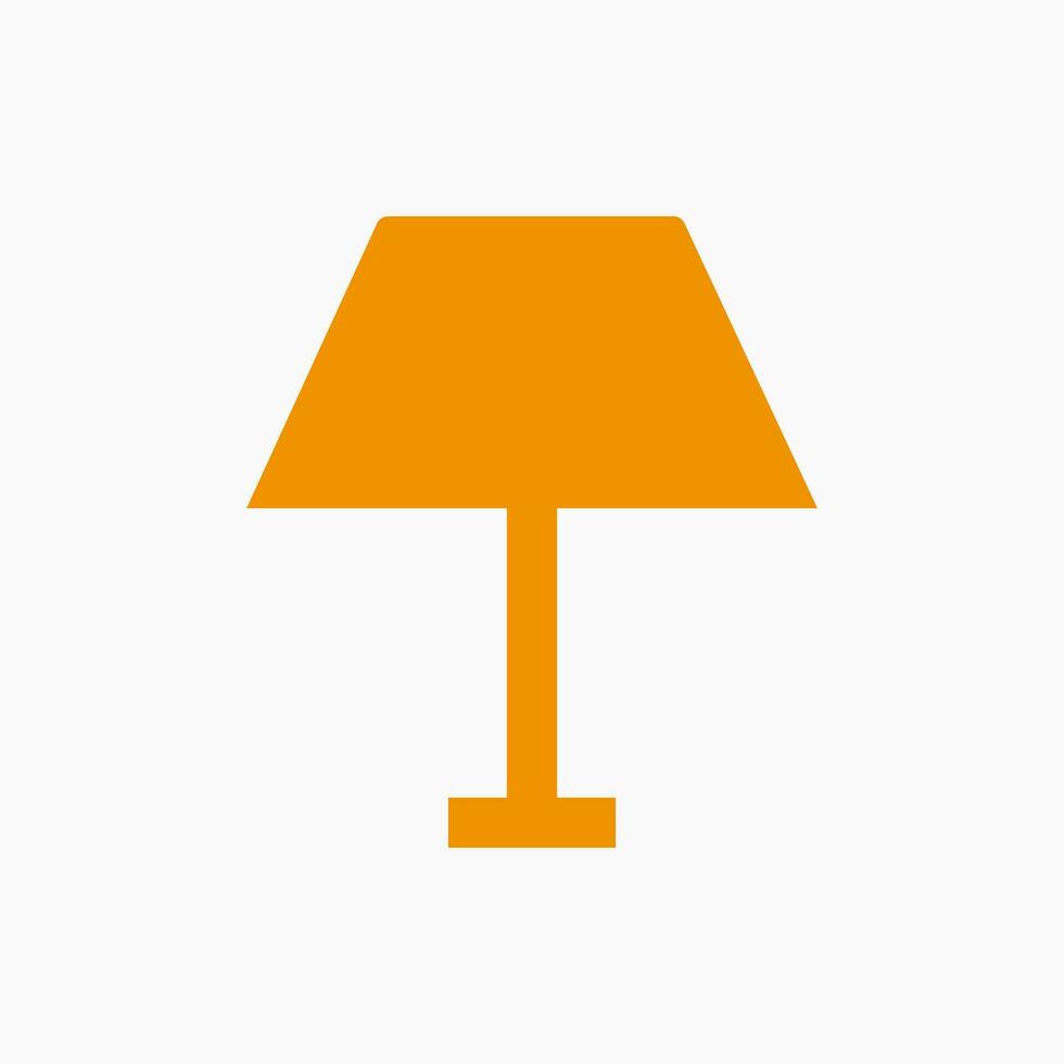 Lamp Icon. Lamp Symbol Vector Template