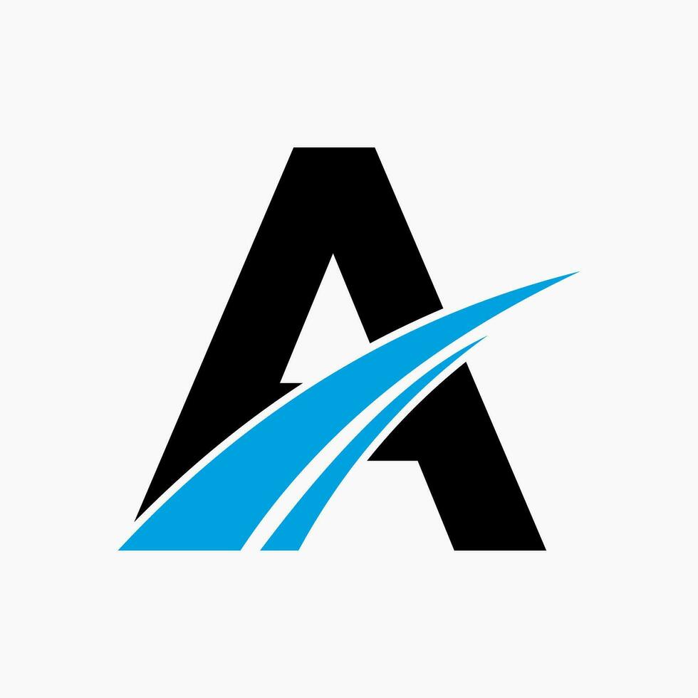 A Logo, A Letter Logo Design Template vector