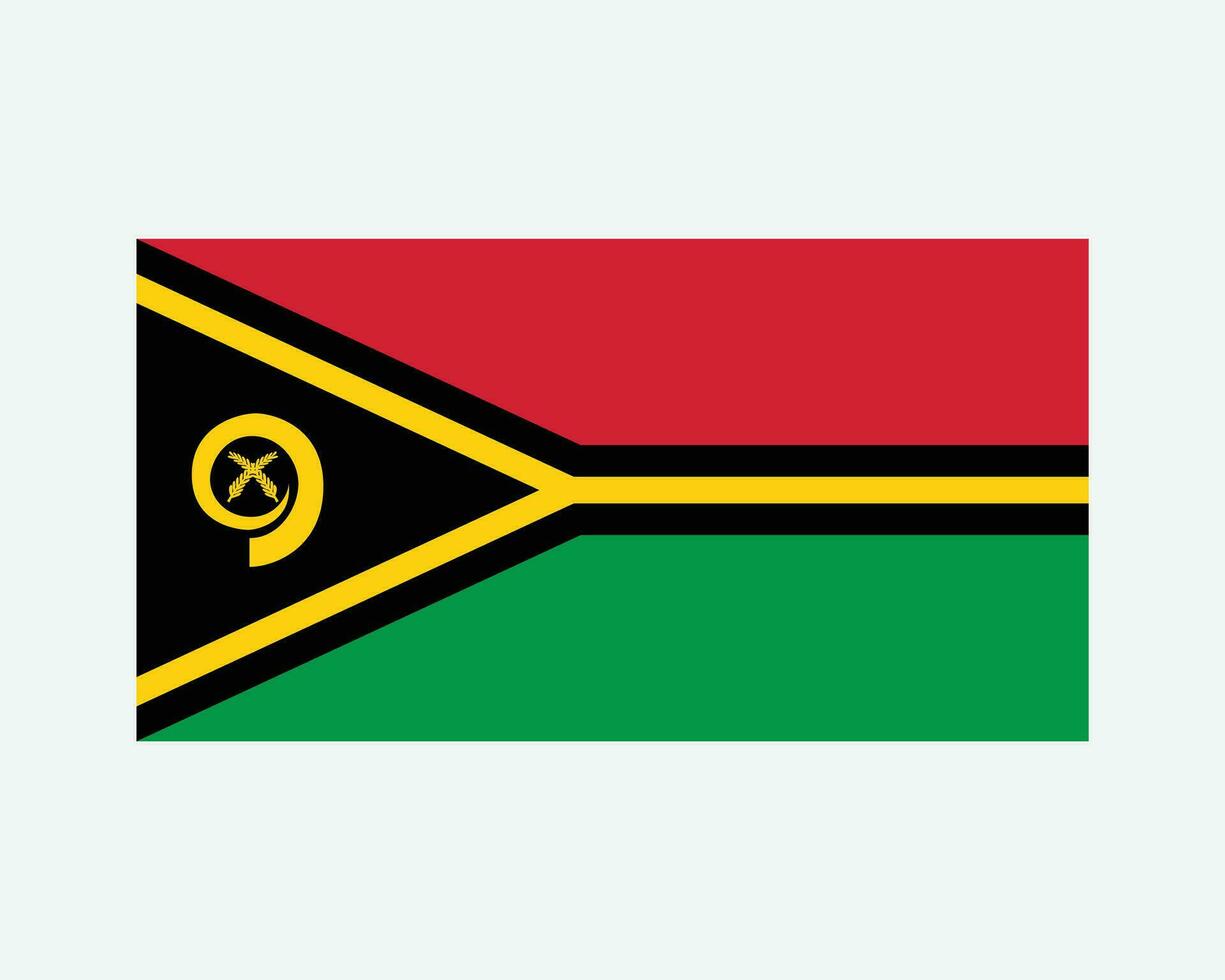 nacional bandera de vanuatu vanuatuan país bandera. república de vanuatu detallado bandera. eps vector ilustración.