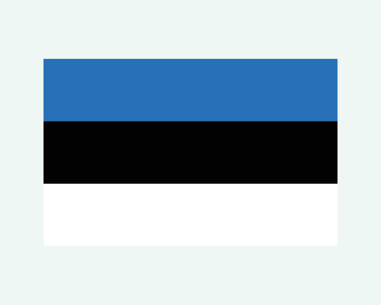 nacional bandera de Estonia. estonio país bandera. república de Estonia detallado bandera. eps vector ilustración cortar archivo.