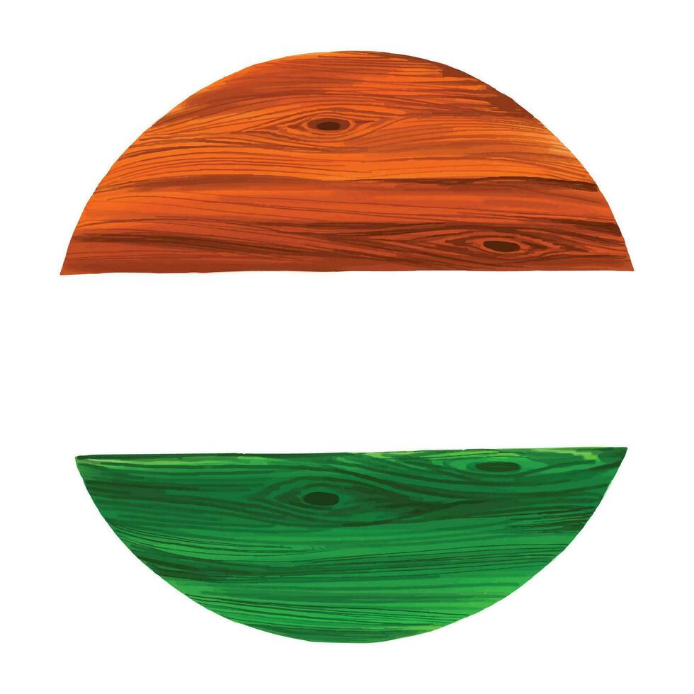 15th august indian independence day tricolor flag theme background vector