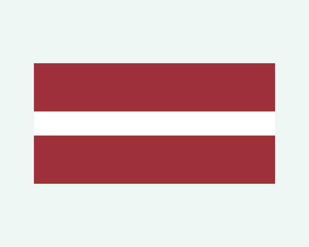 National Flag of Latvia. Latvian Country Flag. Republic of Latvia Detailed Banner. EPS Vector Illustration Cut File.