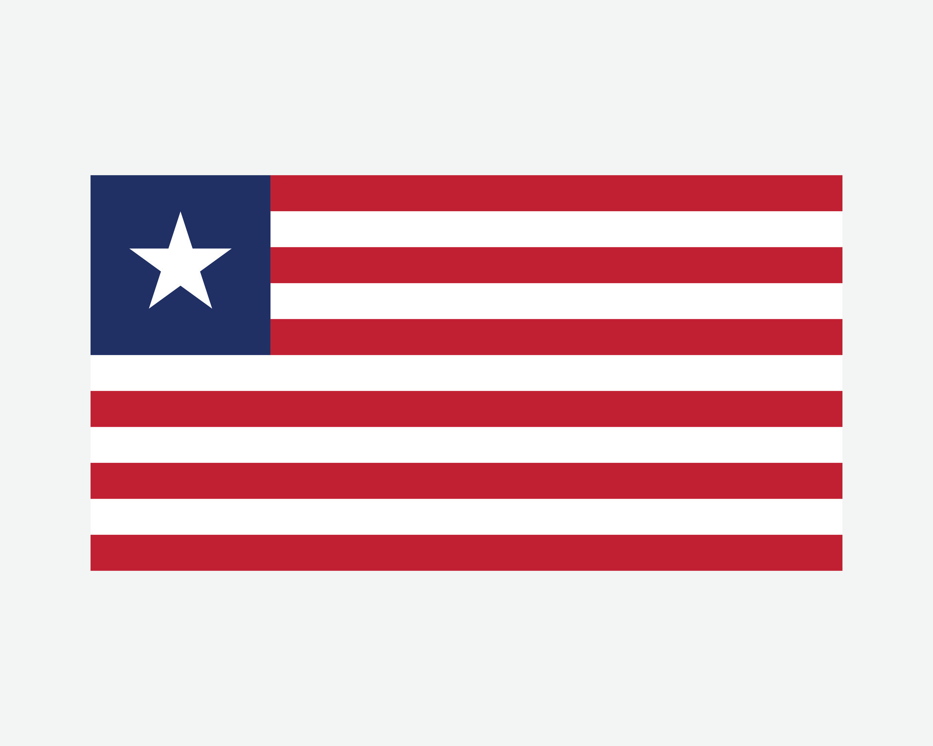 National Flag Of Liberia Liberian Country Flag Republic Of Liberia National Flag Of Liberia Liberian Country Flag Republic Of Liberia Detailed Banner Eps Illustration Cut File Vector