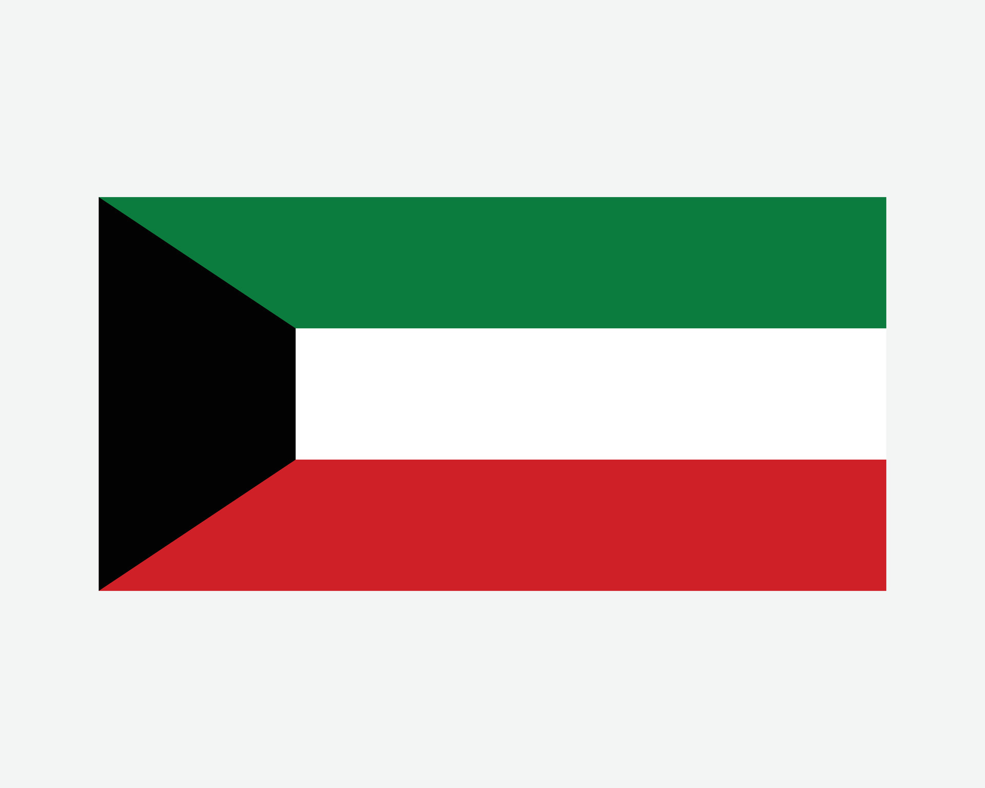 National Flag of Kuwait. Kuwaiti Country Flag. State of Kuwait Detailed ...