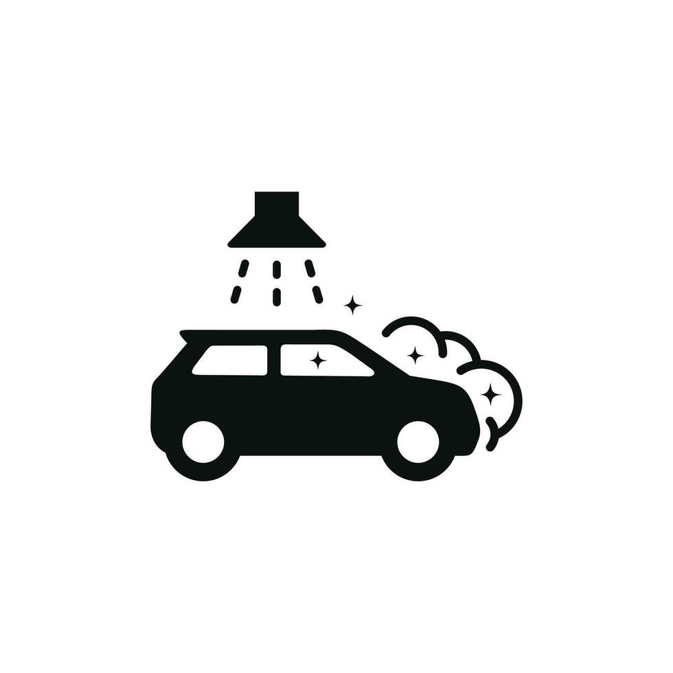 Car wash icon isolated on white background vector