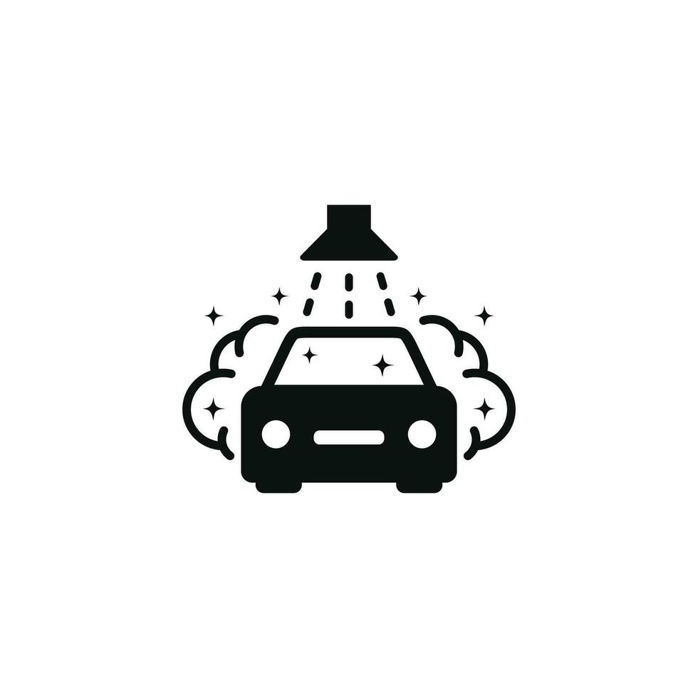 Car wash icon isolated on white background vector