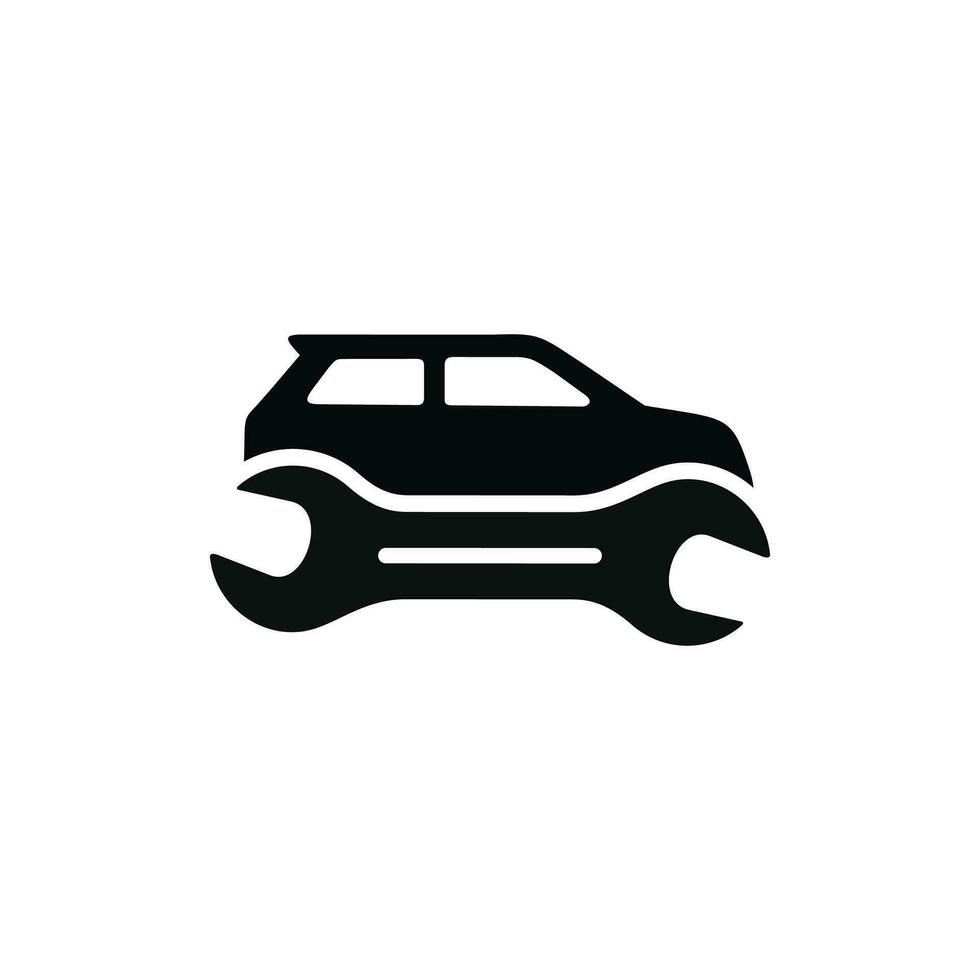 Car service icon isolated on white background vector