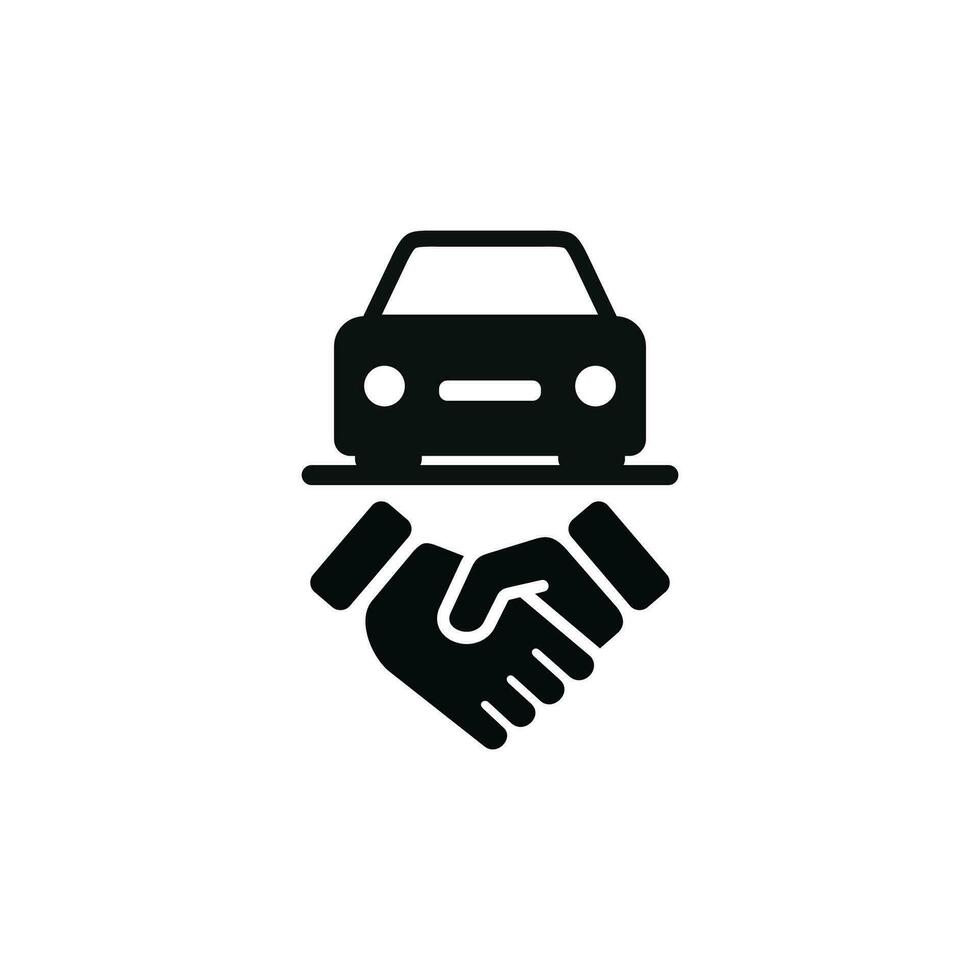 Car deal icon isolated on with background vector