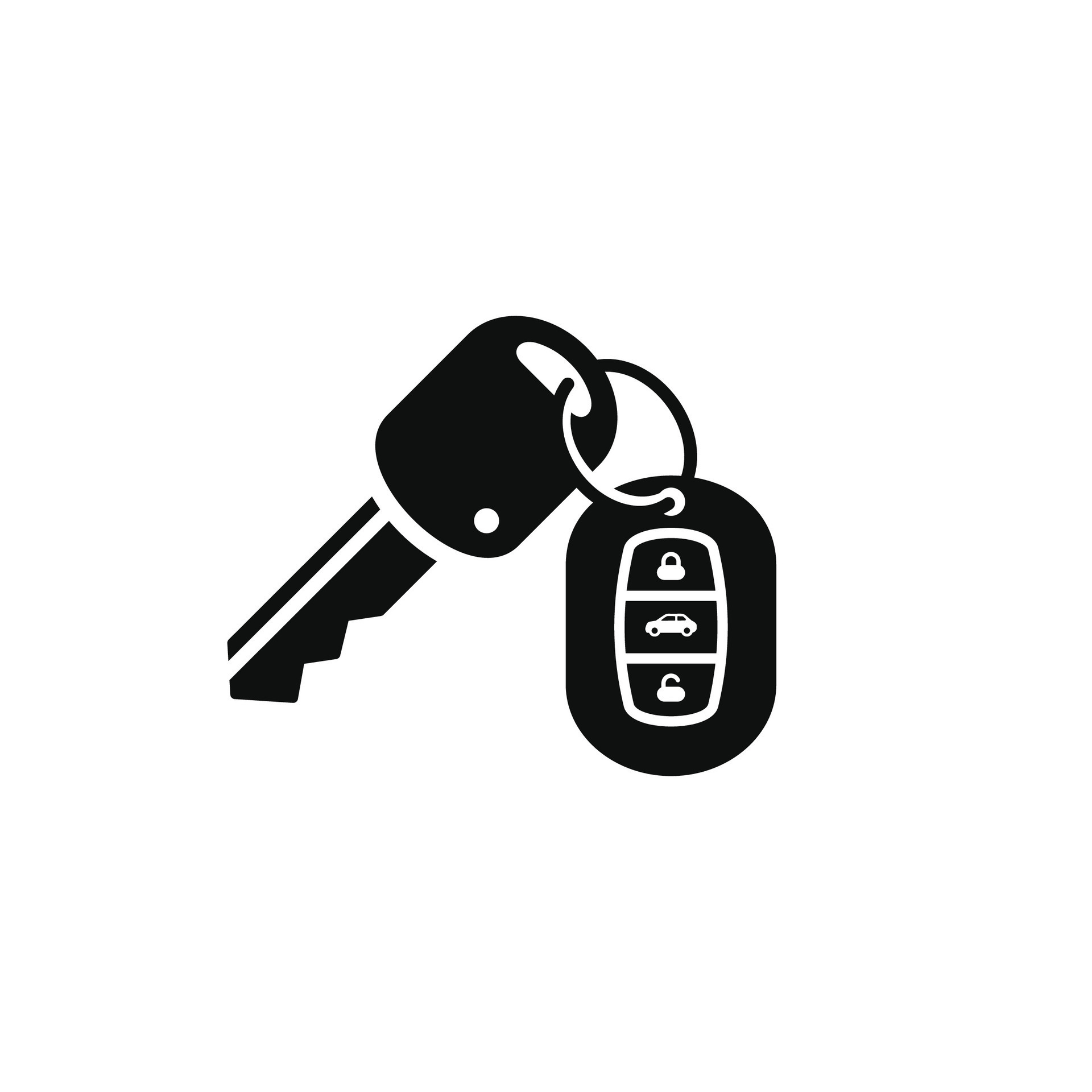 Car key icon isolated on white background 26615611 Vector Art at Vecteezy
