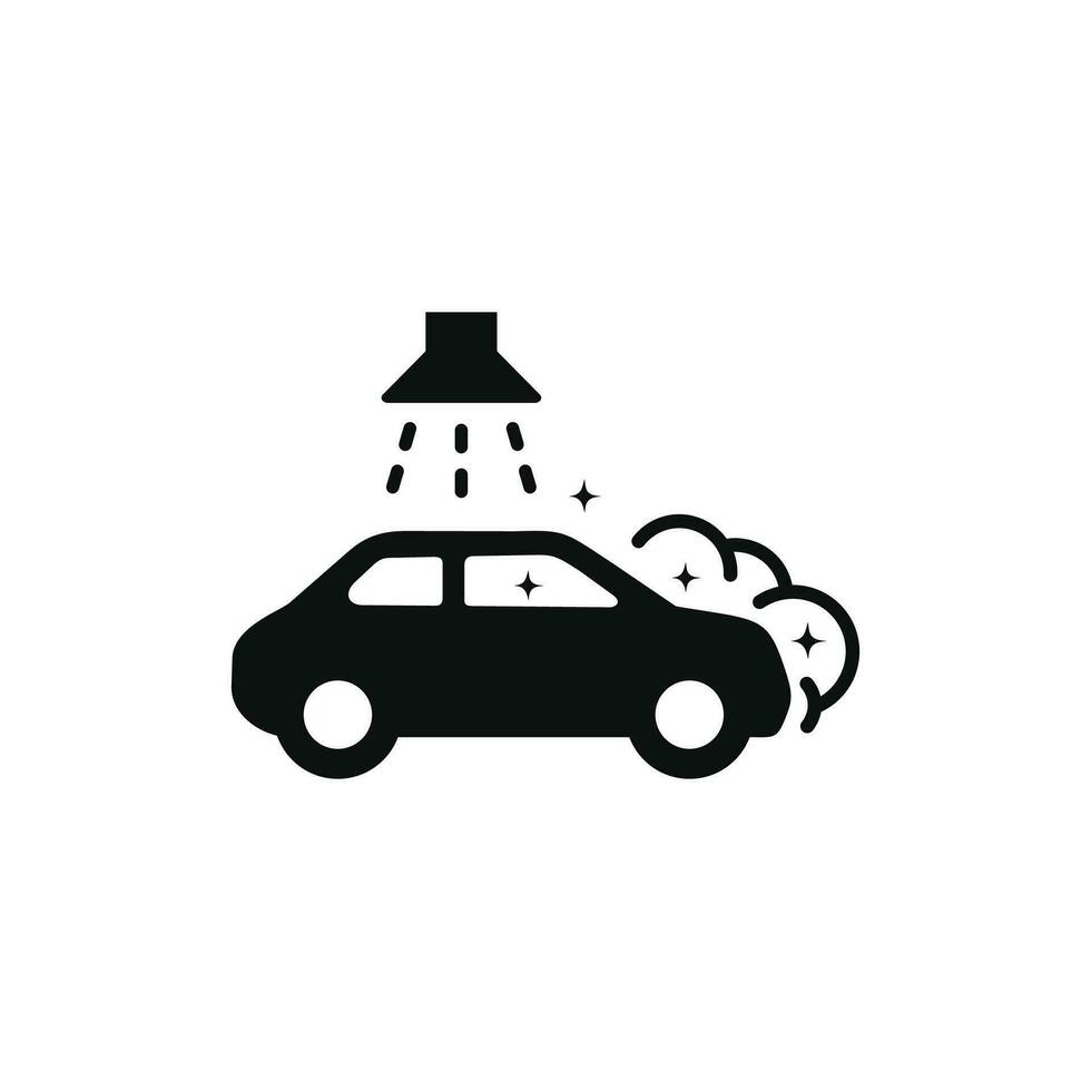 Car wash icon isolated on white background vector