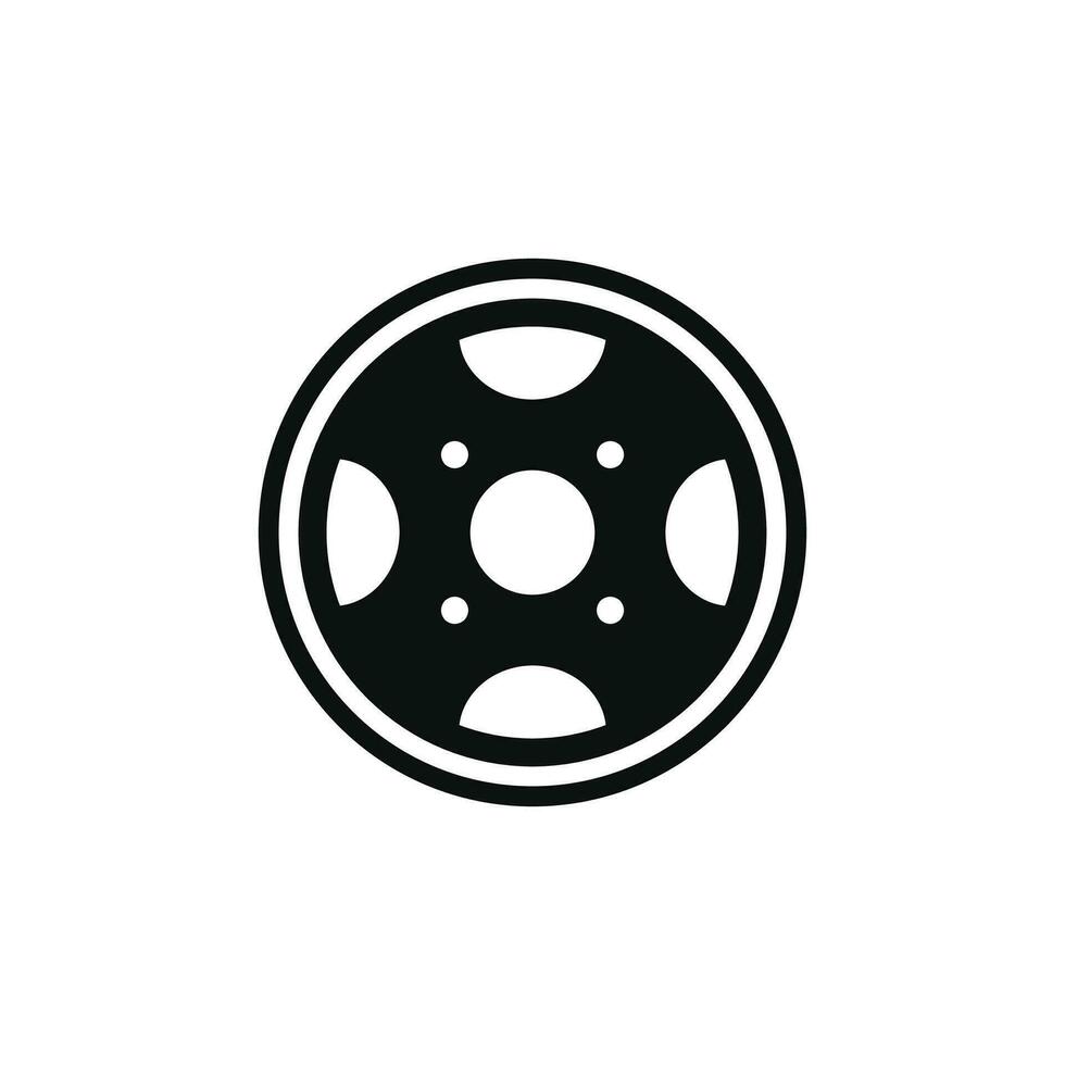 Rim icon isolated on white background vector