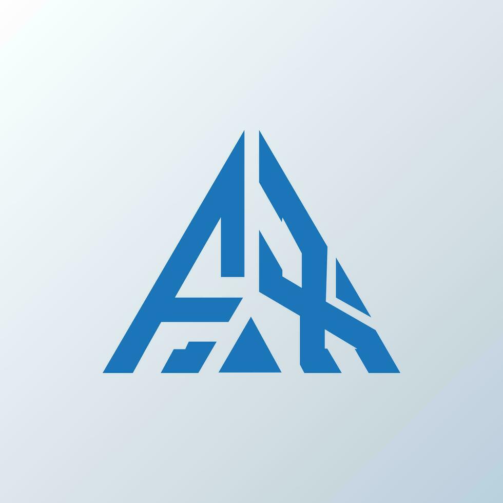 FX letter logo creative design. FX unique design. vector