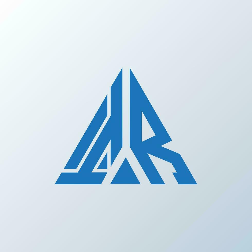 IR letter logo creative design. IR unique design. vector