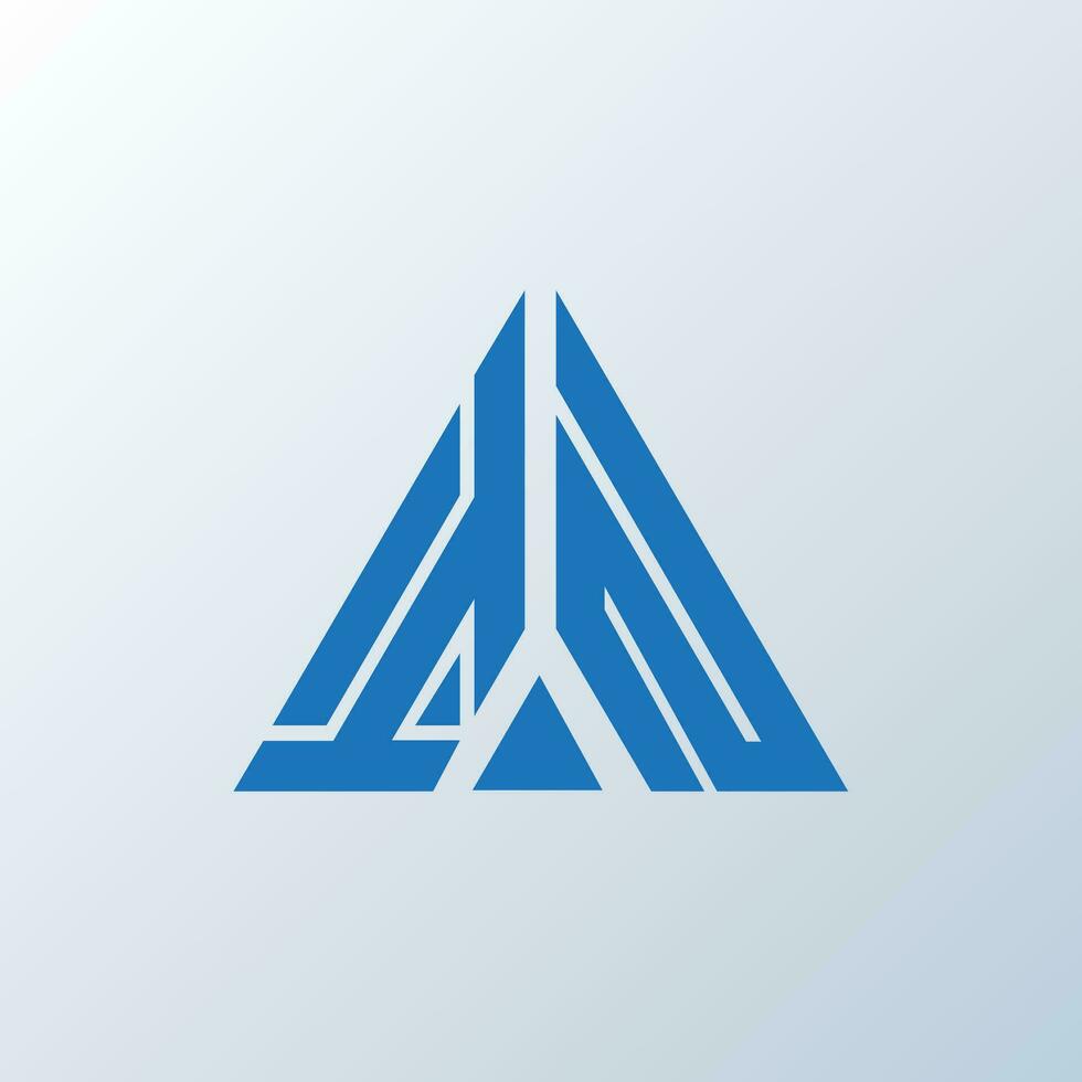 IN letter logo creative design. IN unique design. vector