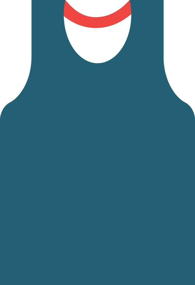 Tank Top Glyph Two Color Icon For Personal And Commercial Use. vector