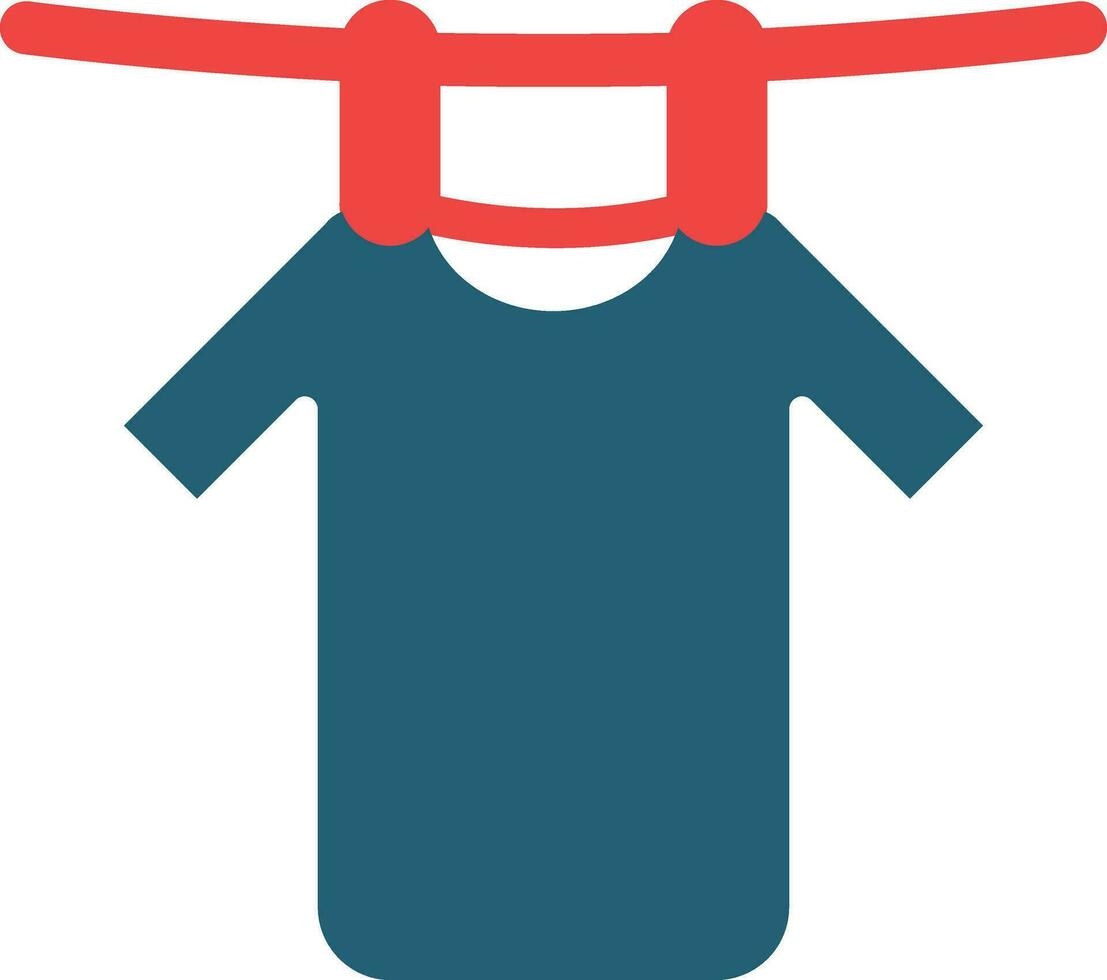 Drying Glyph Two Color Icon For Personal And Commercial Use. vector