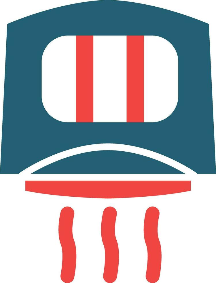 Hand Dryer Glyph Two Color Icon For Personal And Commercial Use. vector