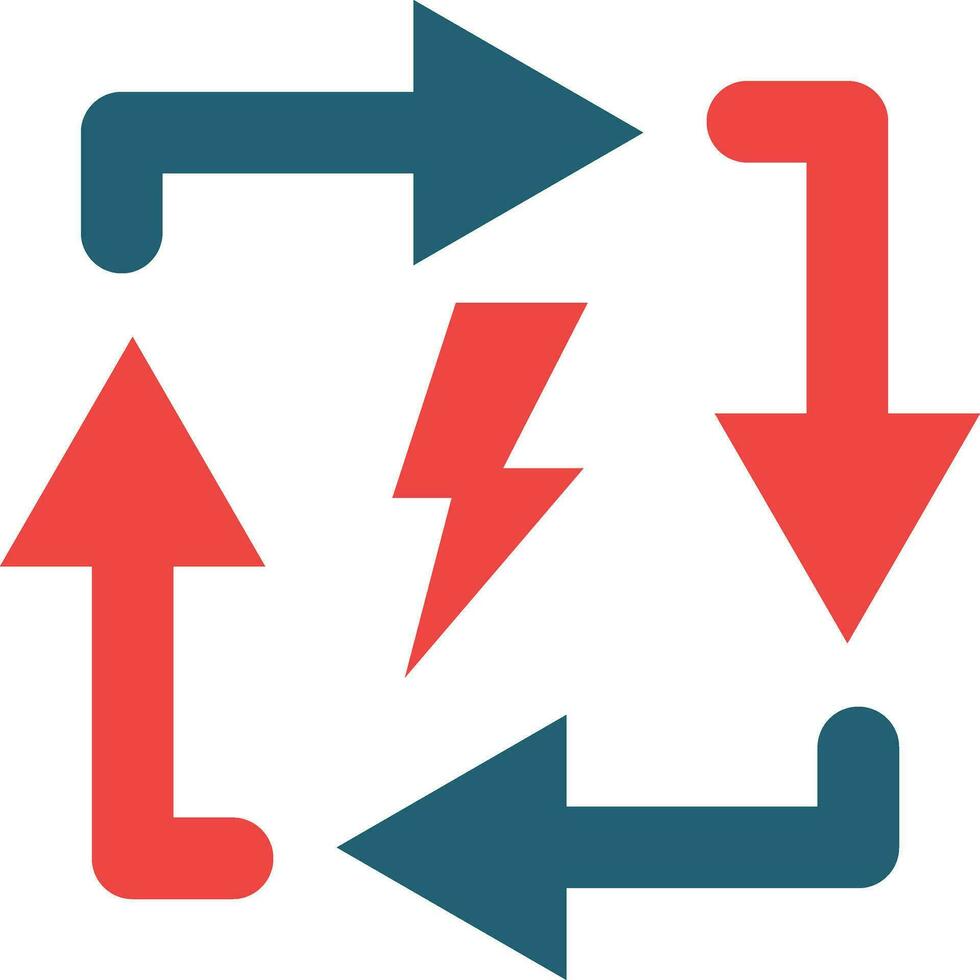 Renewable Energy Glyph Two Color Icon For Personal And Commercial Use. vector