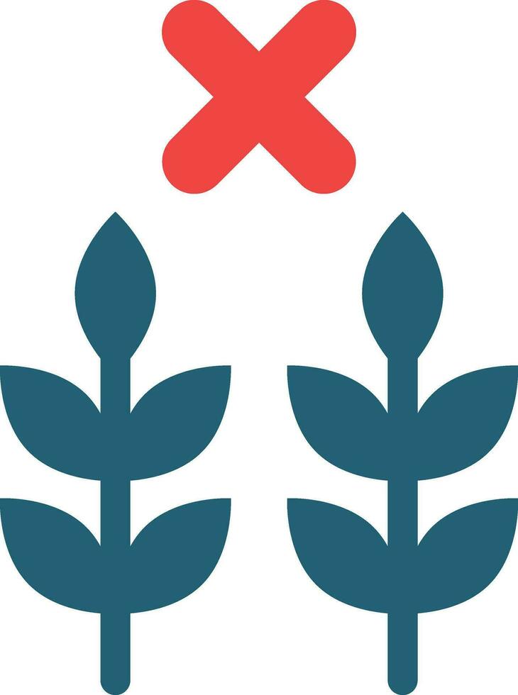 Food Scarcity Glyph Two Color Icon For Personal And Commercial Use. vector