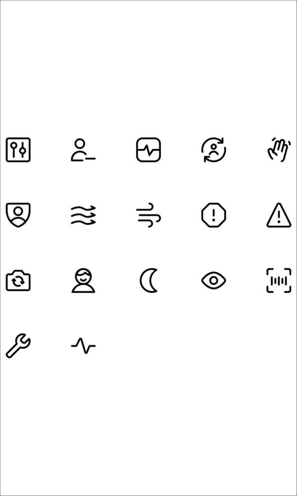 interfaz esencial relacionado vector línea íconos sencillo colocar. contiene íconos me gusta clima icono, flecha icono, editar icono, alinear icono, bloquear icono, bloquear icono y muchos más. editable ataque. 32x32 píxel Perfecto