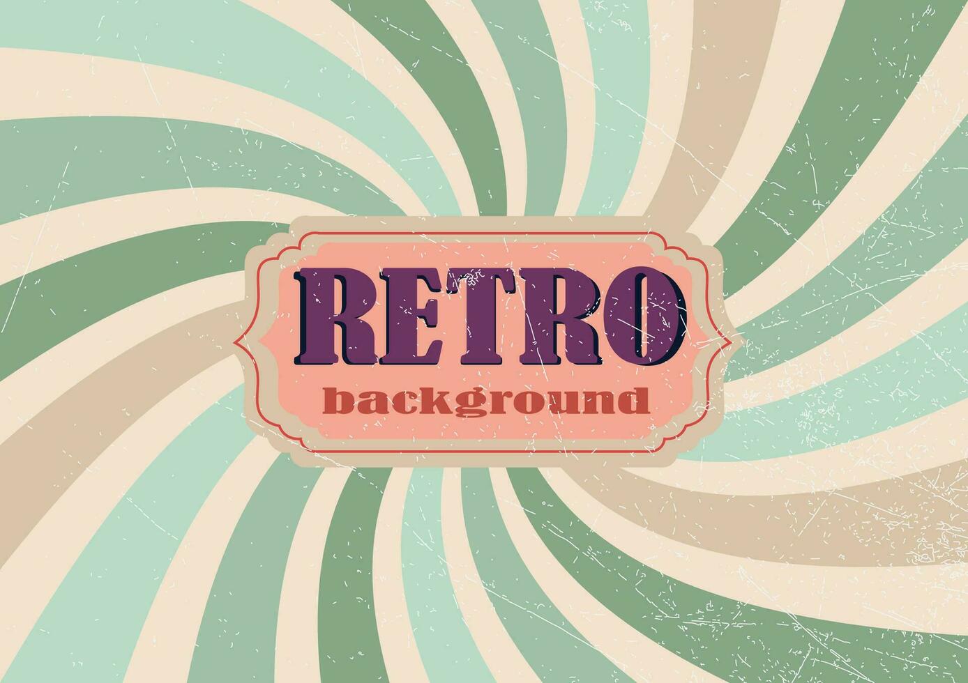 Old vector retro vintage lettering on sun rays background .Classic Vintage Retro Rays Background. Abstract retro,Sunbeam, geometric pattern, Funky Hippie,Classic Vintage Retro Rays Background