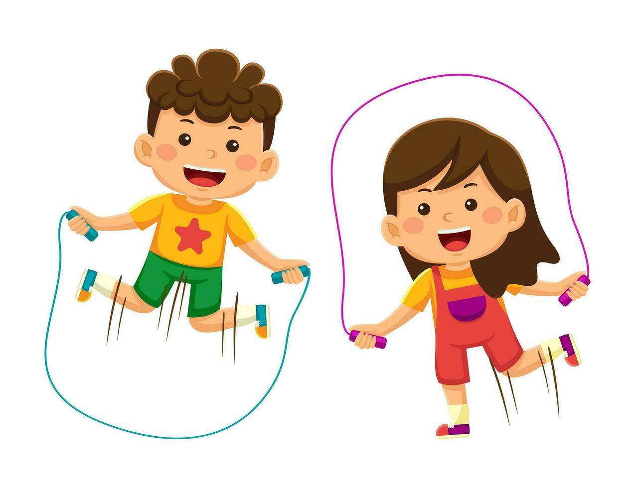 Kids Activity Vector Illustration