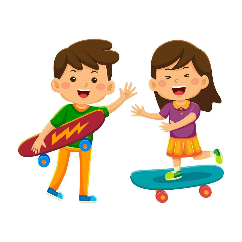 Kids Activity Vector Illustration